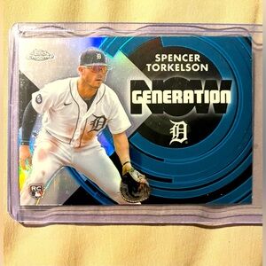 Spencer Torkelson Detroit Tigers RC 2022 Topps Chrome GENERATION NOW Rookie Card